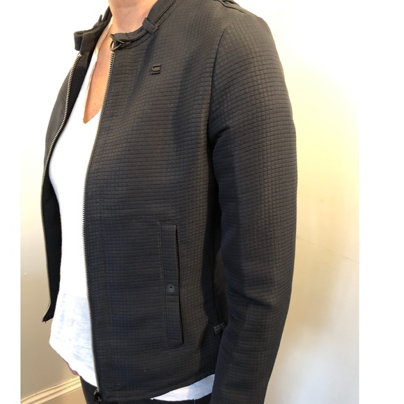 G-STAR RAW QUILTED BIKER JACKET - Picture 1 of 7